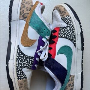 Nike Multicolor Animal Print Sneakers